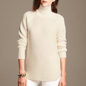 LAST DAY!! Banana Republic waffleknit pullover SP